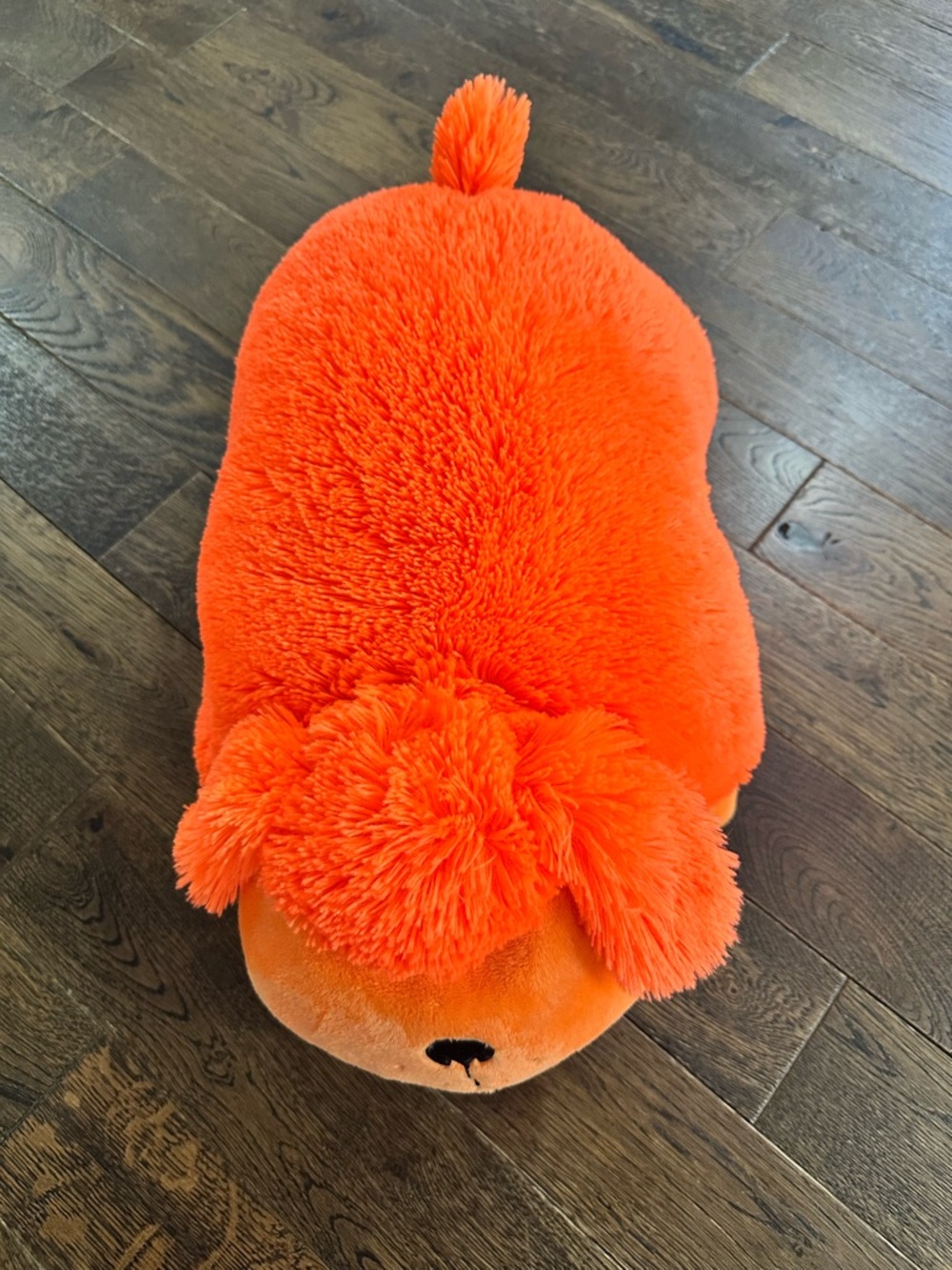 Rare Retired 2012 Pillow Pets Neonz Orange Shaggy Dog - Picture 9 of 10